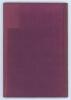Australia. &lsquo;Cricket Records&rsquo;. R.H. Campbell. Melbourne 1928. Original purple cloth, gilt title to front. Very nicely signed in ink to the title page by Campbell. Padwick 3333. Covers detached with some spotting and fading. Rusting to staples, otherwise in - 3