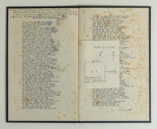 &lsquo;Our Walter&rsquo;s Big &lsquo;It [Against Tykes]&rsquo;. C.S. Marriott 1956. Original typescript of a lengthy poem comprising c.120 lines of verse on two pages of foolscap paper. The poem describes a mythical match in which &lsquo;Walter Seddon&rsquo; hit a ball out of the Old Traffo
