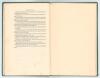 &lsquo;Some Cricket Principles&rsquo;. H.S. Altham. Privately printed c.1920. 4pp bound in green cloth, gilt title to spine. Comprises notes and tips on batting, bowling and fielding. Signed in ink to the first page by Altham. This is thought to be the copy owned by - 3
