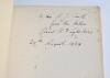 &lsquo;The Crisis in Cricket and the &ldquo;Leg Before Rule&rdquo;&rsquo;. Robert Henry Lyttelton. London 1928. Original card wrappers. Presentation copy with dedication in ink to the front endpaper &lsquo;To &lsquo;E.J. [&lsquo;Tiger&rsquo;] Smith from the Author&rsquo;, nicely signed by Lyttelton and dated - 2