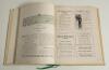 &lsquo;East v West. Cricket and Cricketers in India&rsquo;. W.D. Begg. Ajmer (India) 1929. [xiv], 312pp. Printed by K. Mittra at The Indian Press Ltd., Allahabad for the author. Large original attractive colour pictorial boards. Frontispiece dedication leaf and three - 5