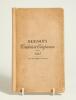 &lsquo;The Cricketer&rsquo;s Companion; containing the scores of the principal matches of cricket, played at Lord&rsquo;s and other grounds in the Season 1846&rsquo;. William Denison. Published by Simpkin, Marshall & Co., London 1847. 16mo. 108pp plus advertising. Original paper