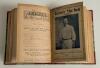 &lsquo;Cricket&rsquo;s Year Book&rsquo;. Cricket Office, London. 1897-1911. Complete full run of the twelve issues for years 1897 to 1911 bound together as one volume in maroon cloth and marbled board, gilt title to spine, red speckled page edges. All original decorative p - 3