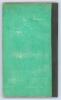 &lsquo;The Adventures of a Cricket Ball with the Laws and Practice of Cricket&rsquo; by &lsquo;An Old Boy&rsquo;. London and Tunbridge Wells 1860. Original pictorial green stiffened board covers, later cloth spine with title annotated to spine. vi, 66pp plus advertisements. Illu - 2