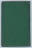 &lsquo;The Cricket-Bat; and How to Use It: a treatise on the game of Cricket...&rsquo;. By &lsquo;An Old Cricketer&rsquo;. Baily Brothers, London 1861. iv, 96pp plus advertisements. Original green morocco covers with gilt illustration to front and tooled decoration, gilt title t - 3