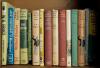 Cricket tours, histories and biographies 1890s onwards. Three boxes comprising over eighty titles including some early first edition hardback biographies and histories, some signed, plus later yearbooks, annuals etc. Includes three titles signed by Garry 