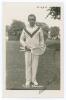 Nigel G. Sharpe. 1930s. Sepia real photograph postcard of Sharpe standing full length in tennis attire. Very nicely signed in black ink to the photograph &lsquo;Nigel Sharpe&rsquo;. Printed title to lower edge. Publisher&rsquo;s blind embossed stamp to lower right corner f - 3