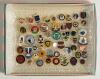 Football Club pin badges. A good selection of over 180 metal pin badges, mainly modern with a few earlier, for English and Scottish League and non-League Clubs, with the odd Irish Club and cricket County. Some badges with maker&rsquo;s marks to verso including - 5