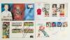 Football signed commemorative covers 1975-2013. Fourteen signed football commemorative covers. Includes four limited edition &lsquo;Official Football League Series&rsquo; No. 5 Aston Villa v Antwerp 1975 signed by Brian Little, No. 7 West Ham v Lahden Reipas 1975 sig - 4