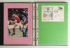 Nottingham Forest Football Club late 1970&rsquo;s/80&rsquo;s. Large brown &lsquo;collectors&rsquo; album containing press photograph, first day covers, players autographs on white cards, trade cards and magazine pictures, many signed Signatures include Shilton, Storey-Moore, Wit - 10