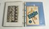 Notts County Football Club 1905/06 to 1962/63. Two white albums containing printed images, copy and printed images, press photograph, first day covers, players autographs on white cards, trade cards and magazine pictures, many signed. The first album con - 15
