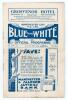 Manchester City v Aston Villa. Season 1932/33. Football League Division 1. Original official programme for the League match played at Maine Road on the 26th November 1932. Vol. 27 no. 15. Manchester City won 5-2. Annotations in ink and pencil to centre fi - 3