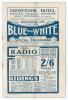 Manchester City v Luton Town. Season 1935/36. F.A. Cup 4th Round. Original official programme for the Cup match played at Maine Road on the 25th January 1936. Vol. 30 no. 25. Manchester City won 2-1. Annotations in pencil to first page. Rusting to staples - 4