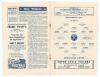 The Manchester Derby. Manchester City v Manchester United. Season 1949/50. League Division 1. Original official programme for the League match played at Maine Road on the 31st December 1949. Vol. 44 no. 13. Manchester United won 2-1. No annotations to pag - 4