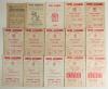 Crewe Alexandra F.C. 1955/56-1967/77. A selection of twenty official programmes for League, F.A. Cup and friendlies. League &lsquo;home&rsquo; matches are for seasons 1955/56 (Qty 1), 1956/57 (1), 1957/58 (1), 1958/59 (7), 1959/60 (2 including F.A. Cup 4th Round v To - 3