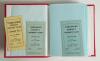 Yorkshire C.C.C. fixture cards 1954-2025. Thirty official club printed fixture cards for 1954-1956, 1958, 1959, 1983-1988, 2001, 2004, 2005, 2007, 2010, 2011, 2013-2025. Good condition in small red folder. Sold with a larger folder containing fixture list