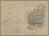 Australian tour of the West Indies 1955. Official R.M.S. Rangitane four page folding menu card with drawing of the Staple Inn, Holborn by Joseph lee to front cover, dated the 12th July 1955. Details and menu to inside pages and the back cover &lsquo;Autographs&rsquo;