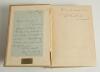 &lsquo;The Jubilee Book of Cricket&rsquo;. K.S. Ranjitsinhji. Edinburgh 1897. First edition. Large paper edition. Original board covers. Presentation edition from Ranjitsinhji to C.A. Kincaid with inscription to front end paper &lsquo;To C.A. Kincaid Esq with Ranjitsinhji&rsquo; - 2