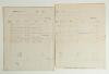 Oxford v Cambridge &lsquo;The University Match at Lord&rsquo;s&rsquo; 1841, Seventh Varsity match held. Original scorers sheets from the match played on the 14th, 15th & 16th July 1841, these sheets were compiled by the Oxford scorer. The sheets are handwritten in a neat - 2