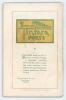 M.C.C. tour of Australia 1932/33 &lsquo;Bodyline&rsquo;. &lsquo;International Cricket. England v Australia. Souvenir of Visit of M.C.C. team 1932/33- Third Test Match played at Adelaide. January 13th 1933&rsquo;. Souvenir programme/brochure for the match compiled by W.R. Wright. - 2