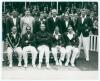England v New Zealand, The Oval 1931. Mono photograph of the England team, standing and seated in rows wearing various blazers, who played in the 2nd Test match played at the Oval in July1931. Players featured include Jardine, Sutcliffe, Duleepsinhji, All