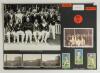 England v New Zealand, The Oval 1931. Mono photograph of the England team, standing and seated in rows wearing various blazers, who played in the 2nd Test match played at the Oval in July1931. Players featured include Jardine, Sutcliffe, Duleepsinhji, All - 3