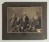 &lsquo;N.S.W.C.A. [New South Wales Cricket Association] Executive 1911-12&rsquo;. Original early mono photograph of the six members of the committee, nicely signed to the upper and lower mount border by all six officers. Signatures are W.P. McElhone (Chairman), Percy