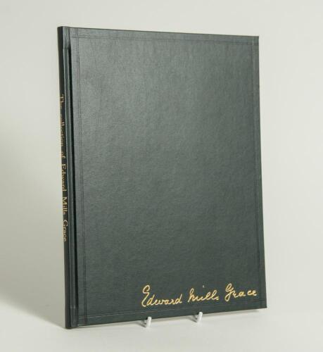 &lsquo;The Edward Mills Grace Collection 2015&rsquo;. Leather bound limited edition catalogue for the E.M. Grace sale held by Knights on the 4th July 2015. The catalogue is bound in green leather with Grace&rsquo;s signature in gilt to lower front board, similar to his spe