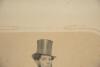 William Hillyer. Kent & All England 1835-1853. &lsquo;Hillyer&rsquo;. Sketches at Lord&rsquo;s No 3. Large original hand coloured tinted lithograph of Hillyer in cricket attire holding a cricket ball, wearing a top hat with large house and other cricketers to the backgroun - 2
