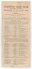 Horse Racing. &lsquo;Sandown Park Club. December Meeting 1883&rsquo;. Original and early racecard for the meeting held at the Surrey racecourse on 6th, 7th and 8th December 1883. The racecard with some wear, age toning and folds otherwise in good condition