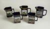 Martell Grand National commemorative water jugs 1989 to 1997. Nice selection of nine jugs for the Grand National winners, &lsquo;Little Polveir&rsquo; 1989 (limited edition of 5000), &lsquo;Mr Frisk&rsquo; 1990 (limited edition of 5000), &lsquo;Seagram&rsquo; 1991 (limited edition of 5000),