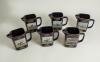 Martell Grand National commemorative water jugs 1992 to 2004. Nice selection of twelve jugs for the Grand National winners, &lsquo;Party Politics&rsquo; 1992 (two, limited edition of 10000), &lsquo;Race Void&rsquo; 1993 (False start, limited edition of 5000), &lsquo;Miinnehoma&rsquo; 1994 (