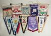 Football Club pennants 1970s-2000s. Box comprising over one hundred cloth and plastic hanging pennants, the majority for English and Scottish League and non-league clubs. Includes a large 18&rdquo;x28&rdquo; West Bromwich Albion pennant of the late 1970s signed by ei - 3
