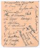 Newcastle United F.C. 1938/39. Album page nicely signed in black ink by nineteen players, also the trainer, Norman Smith. Players&rsquo; signatures include Benny Craig, Ray Bowden, Bobby Ancell, John Park, Tommy Pearson, Tim Rogers, Doug Wright, Albert Stubbins