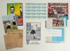 Signed football ephemera. A selection of signed letters, magazine cuttings, commemorative cover etc. Includes five letters with signatures of Stanley Rouse, Secretary of the Football Association dated 1955, Bobby Robson (England manager) to Hunter Davies - 2