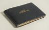 Football autograph album 1937-1939. Larger format album comprising over three hundred signatures in ink and pencil of footballers, some cricketers and the odd boxer and tennis player, the majority signed individually to laid down pieces, clipped cuttings, - 9