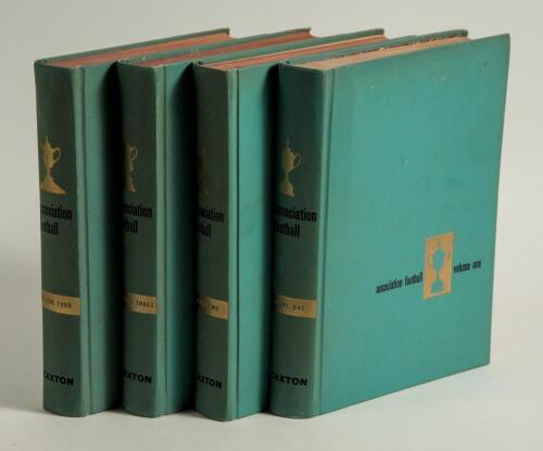 &lsquo;Association Football&rsquo;. Edited by A.H. Fabian and G. Green. Caxton Publishing Company 1960. Volumes 1-4 in original green cloth boards. Minor soiling to boards otherwise in good condition. Sold with a selection of football annuals and two biographies, &lsquo;Th