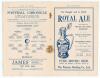 Manchester City v Burnley. Season 1923/24. Football League Division 1. Original official programme for the League match played at Maine Road on the 16th February 1924. Vol. 18 no. 27. The match ended 2-2. Heavy rusting to staples, some wear, staining and - 2