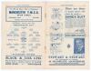 Manchester City v Blackburn Rovers. Season 1931/32. Football League Division 1. Original official programme for the League match played at Maine Road on the 20th February 1932. Vol. 26 no. 29. Manchester City won 3-1. Scores and scorers annotated in penci - 2
