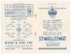 Manchester City v Portsmouth. Season 1933/34. Football League Division 1. Original official programme for the League match played at Maine Road on the 7th April 1934. Vol. 28 no. 37. Manchester City won 2-1. No annotations to pages. Some rusting to staple - 2