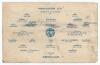 Manchester City wartime home programmes 1943/44-1945/46. Three official four page programmes for matches played at Maine Road. Matches are v Birmingham City, Football League War Cup 3rd round, Maine Road, 1st April 1944, Vol. 38 no. 16. Manchester City wo - 2
