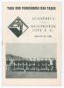 Manchester City v Academica 1969/70. European Cup Winners Cup Official programme for the Quarter-final 1st leg match v Academica played at Coimbra, Portugal 4th March 1970. No annotations. Vertical fold, otherwise in good condition.