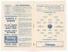 The Manchester Derby. Manchester City v Manchester United. Season 1947/48. League Division 1. Original official programme for the League match played at Maine Road on the 20th September 1947. Vol. 42 no. 5. The match was drawn 0-0. Small annotations to fi - 2