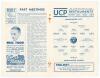 The Manchester Derby. Manchester City v Manchester United. Season 1952/53. League Division 1. Original official programme for the League match played at Maine Road on the 30th August 1952. Vol. 47 no. 2. Manchester City won 2-1. No annotations pages. Ligh - 2