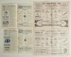 The Manchester Derby. Manchester City v Manchester United. Seasons 1952/53 & 1953/54. League Division 1. Four original official &lsquo;home&rsquo; and &lsquo;away&rsquo; programmes for League matches played at Maine Road 30th August 1952 (Vol. 47 no. 2) and 5th September 1953 (V - 2