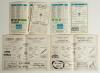 The Manchester Derby. Manchester City v Manchester United. Seasons 1957/58 & 1958/59. League Division 1. Four original official &lsquo;home&rsquo; and &lsquo;away&rsquo; programmes for League matches played at Maine Road 28th December 1957 (Vol. 52 no. 13, loose field of play pa - 2