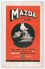 F.A. Cup Final 1939. Portsmouth v Wolverhampton Wanderers. Official programme for the Final played at the Empire Stadium, Wembley, 29th April 1939. Portsmouth won 4-1. Front wrapper detached with tear to lower left corner, rear wrapper becoming detached. - 3