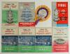 F.A. Cup Final programmes 1956-1981. A selection of twelve official programmes for Wembley Finals played in 1956, 1957, 1960 (annotations), 1963, 1964, 1966 (with Everton rosette), 1967, 1968 plus pirate programme, 1969, 1972 (2 copies), and 1981, also a 