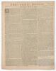 &lsquo;Fog&rsquo;s Weekly Journal&rsquo; 1730. Original early four page tabloid-size newspaper for Saturday 4th July 1730. Printed by J. Wilford near St. Paul&rsquo;s, London. Page 3 column 1 features a ten line report on a cricket match. &lsquo;On Monday last a great Cricket Match wa