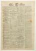 &lsquo;The Star&rsquo; 1793. Early original four page broadsheet newspaper for Saturday 27th July 1793. Printed by J. Mayne, Temple Bar, London. Page 4 column 2 features a five line report and scorecard for the match between Surrey and Hampshire. &lsquo;On Monday last and 